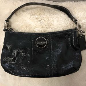 Coach Black monogram small bag/crossbody